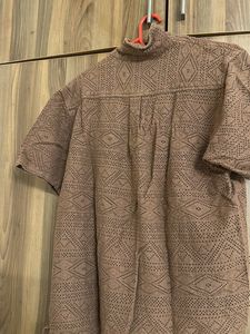 Brown Patterned Shirt