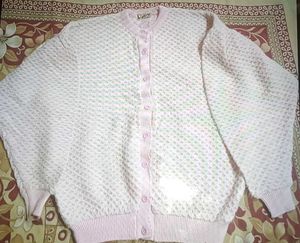 Pink Knit Cardigan