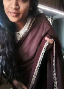 Elegant Brown Saree