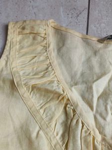 Yellow Sleeveless Top