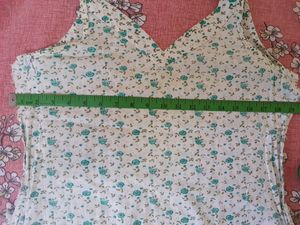 White Color Floral Print(ONLY KURTA)