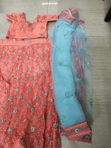 ghagra choli with duppata fully stitched