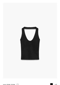 Black Halter Top