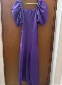 PUFFY SHOULDER JUMPSUIT