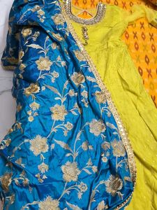 Ethic gown With Dupatta