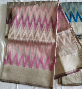 Elegant unique multicolour soft Silk Saree