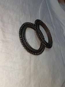 Black Oxidised Bangles 2x6