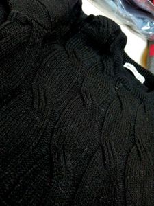 Black Knit Sweater