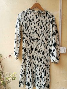 Fig Printed Pleated Dress (Women)