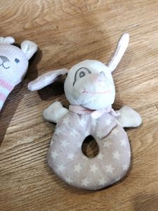 Soft Toy Rattle -set Of 2