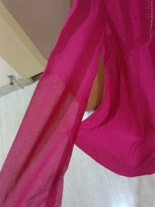 Elegant FabGalaxy Anarkali Pink Kurta