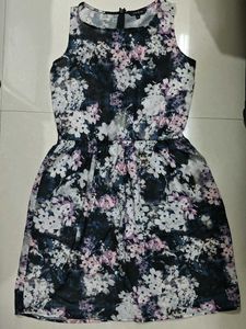 Floral Print Sleeveless Dress
