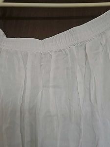 Ethnic White Skirt With Bandhani Border
