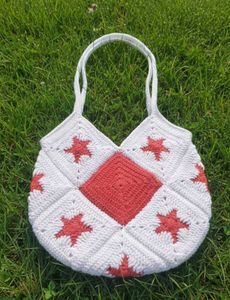 Crochet Star Tote Bag 🌟