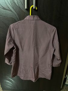 Elegant Mauve Shirt - M