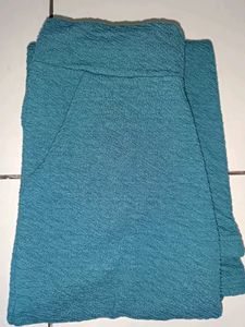 Green Bootcut Trousers