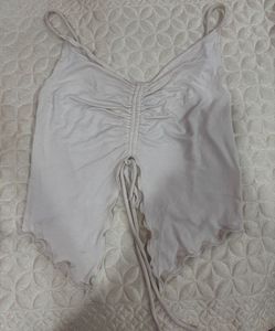 White Spaghetti Strap Top