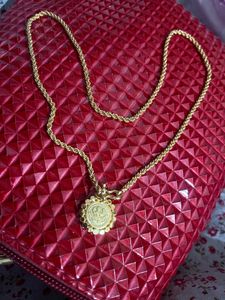 One Gram Gold Lakshmi Pendant Chain
