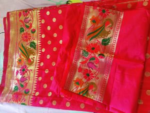 Paithani Design Border Saree