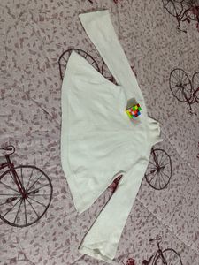 White Woollen Top Used