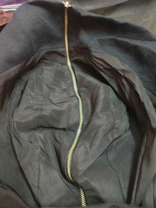 COS Navy Zip-Up Jacket