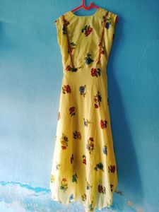 Yellow Frok Type Kurti