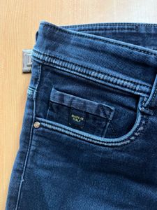 Dark Blue Slim Fit Denim Jeans