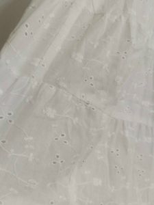 off white maxi skirt