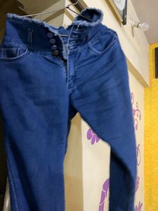 Blue Fitted Jeans
