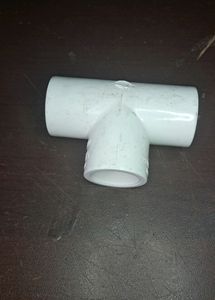 PVC 90 Degree 3 Side Pipe Connector