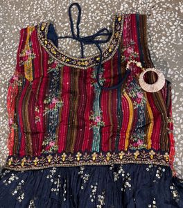 Elegant Lehnaga And Choli Set With Duptta