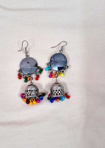 Colorful Jhumka Earrings