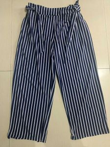 Navy Blue Striped Co-ord Set