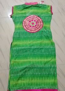 Parrot Green Colour Kurti