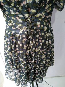 Floral Corset Waisted Dress