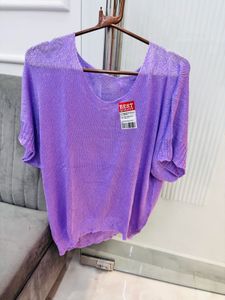Lavender Knit Top