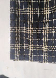 Korean Midi Plaid Skirt