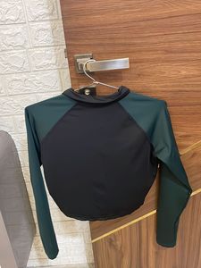 Active Crop Full Sleeve Tee