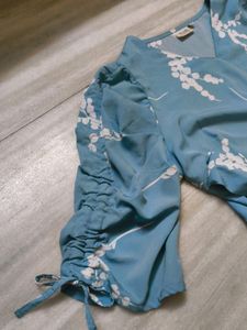 Selling Blue Aline Formal Wear Top