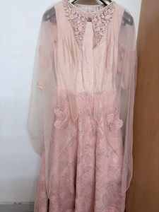 Elegant Pink Ethnic Gown