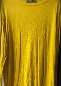 Can Huesen Mustard Colour Top,Light Warm Material