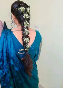 Ready-made Fancy Party Wear Saree With Stich Blous