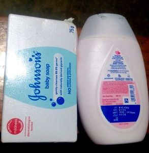 baby soap and lotion