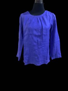 J crew Linen Blouse Rmthlomem Material
