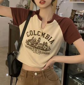 Brown Sleeve Graphic Tee