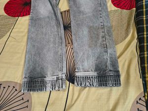 Gray Denim Jeans