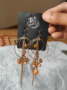Set Of 4 Stunning Long Hanging Earrings