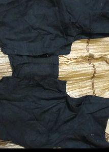 Black Cotton Blouse
