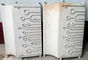 Trolley For Inverter &amp; battery (White &amp; Black)