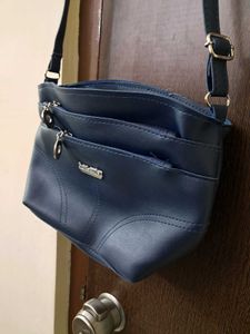 Blue Sling Bag